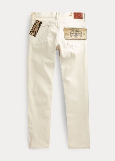 Jeans Ralph Lauren Hombre Creme - Straight Tapered Fit - WICKB5734